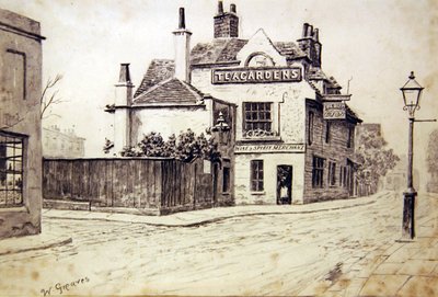 Il Leone Nero, Old Church Street, Chelsea da Walter Greaves