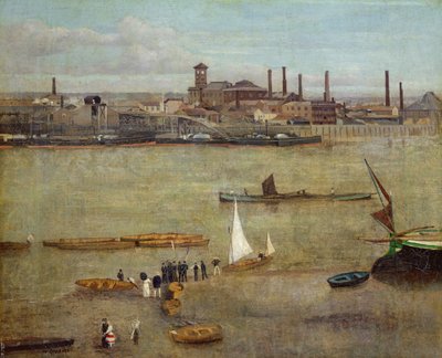 La fabbrica di Plumbago, Battersea da Walter Greaves