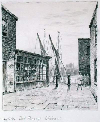 Worlds End Passage, Chelsea da Walter Greaves