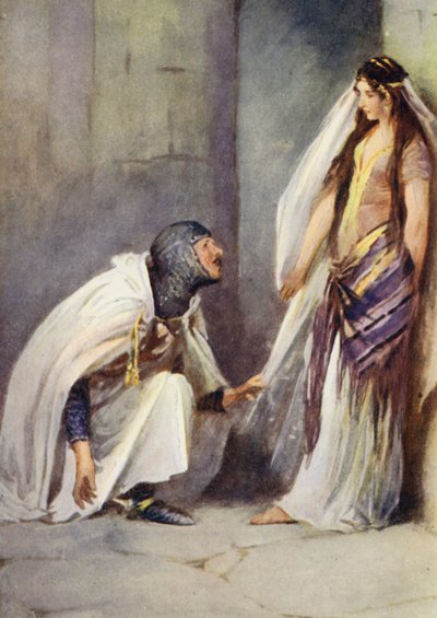 Illustrazione per Ivanhoe di Sir Walter Scott da Walter Grieve