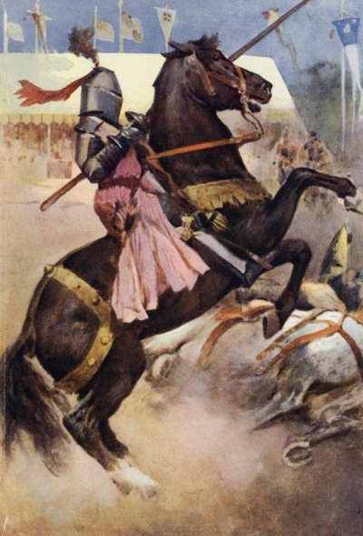 Illustrazione per Ivanhoe di Sir Walter Scott da Walter Grieve