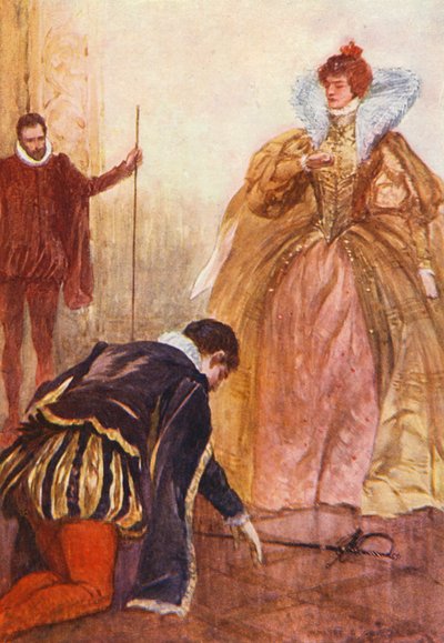 Illustrazione per Kenilworth di Sir Walter Scott da Walter Grieve