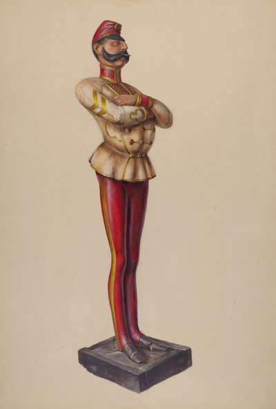 Figura del negozio di sigari, c. 1937 da Walter Hochstrasser