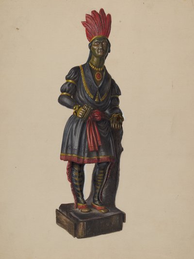Indiano del Negozio di Sigari, c. 1936 da Walter Hochstrasser