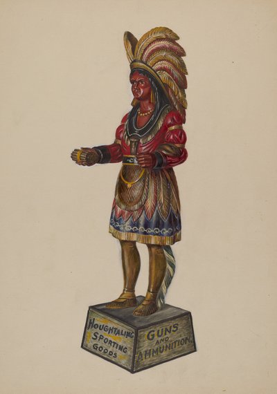 Indiano del Negozio di Sigari, c. 1936 da Walter Hochstrasser