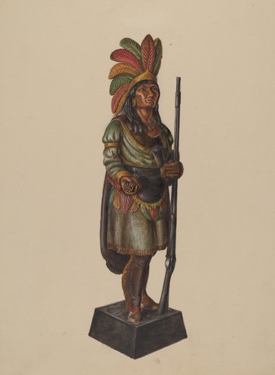 Indiano del Negozio di Sigari, c. 1936 da Walter Hochstrasser