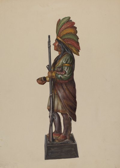 Indiano del Negozio di Sigari, c. 1936 da Walter Hochstrasser