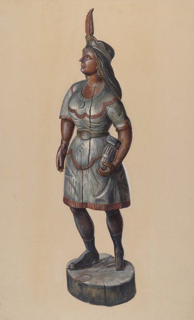 Indiano del Negozio di Sigari, c. 1937 da Walter Hochstrasser