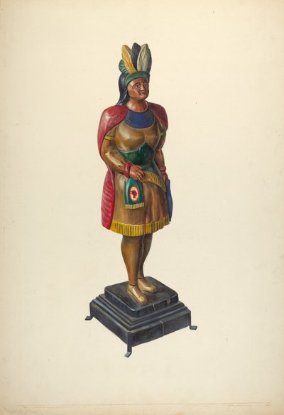 Indiano del Negozio di Sigari, c. 1937 da Walter Hochstrasser