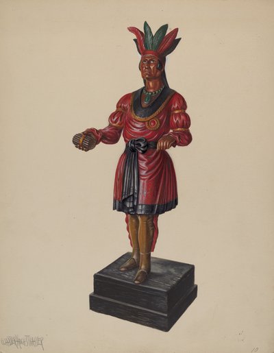 Indiano del Negozio di Sigari, c. 1937 da Walter Hochstrasser