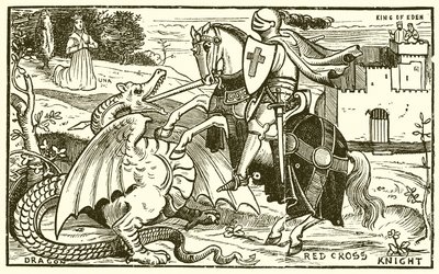 Il cavaliere della Croce Rossa da Walter Jenks Morgan