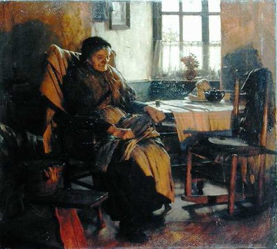 Alla luce del fuoco da Walter Langley