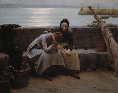 Mai il mattino si è vestito di sera senza che qualche cuore si spezzasse, 1894 da Walter Langley