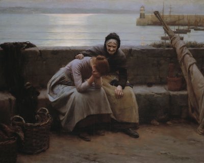 "Mai il mattino si è trasformato in sera senza che qualche cuore si spezzasse" da Walter Langley