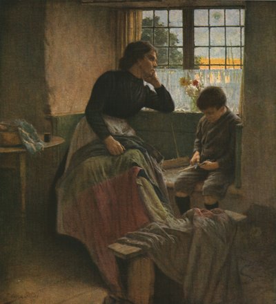 La tenera grazia di un giorno che è morto, fine XIX secolo, c1930 da Walter Langley