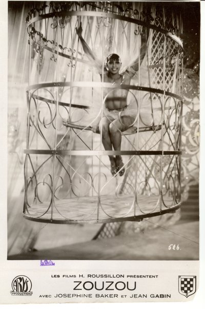 Locandina del film con Josephine Baker in Zouzou da Walter Limot