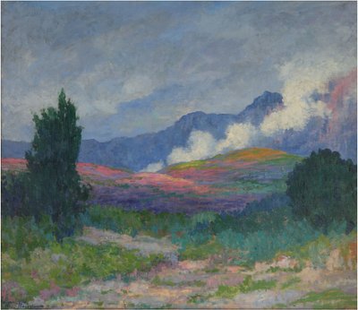 Nuvole in una catena montuosa, c.1915 da Walter Navazio de
