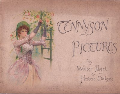 Design della copertina anteriore (La Regina di Maggio), illustrazione da Tennyson Pictures pubblicato da E P Dutton & Co, c.1900 da Walter Paget