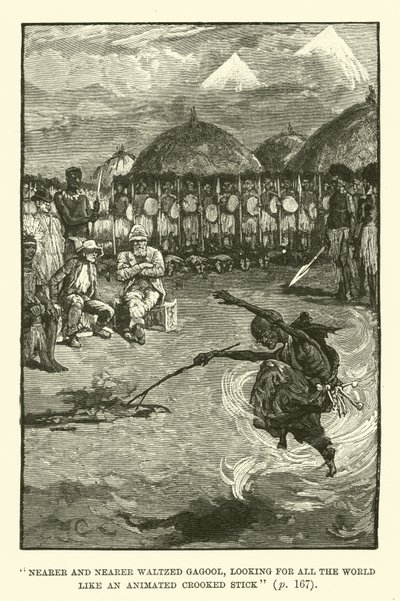 Illustrazione per Le miniere di re Salomone di H. Rider Haggard da Walter Paget