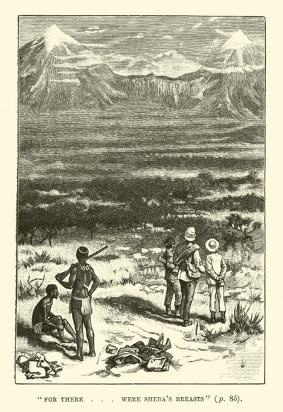 Illustrazione per Le miniere di re Salomone di H. Rider Haggard da Walter Paget