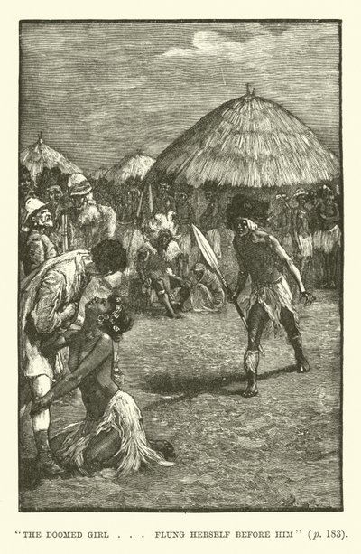 Illustrazione per Le miniere di re Salomone di H. Rider Haggard da Walter Paget