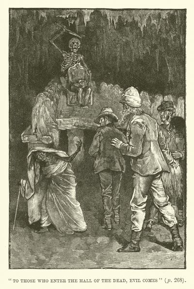 Illustrazione per Le miniere di re Salomone di H. Rider Haggard da Walter Paget