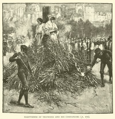 Martirio di Testwood e dei suoi compagni da Walter Paget