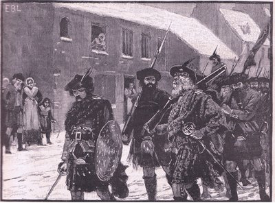 Ritirata degli Highlanders AD 1716 da Walter Paget