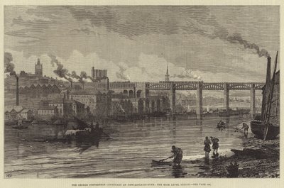 Il centenario di George Stephenson a Newcastle-on-Tyne, il ponte ad alto livello da Walter Paget