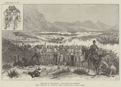 La guerra in Sudan, la battaglia di Hasheen da Walter Paget