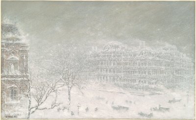 La grande bufera di neve del 1899 da Walter Paris