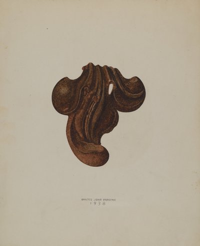 Foglia di Ferro Ornamentale da Walter Praefke