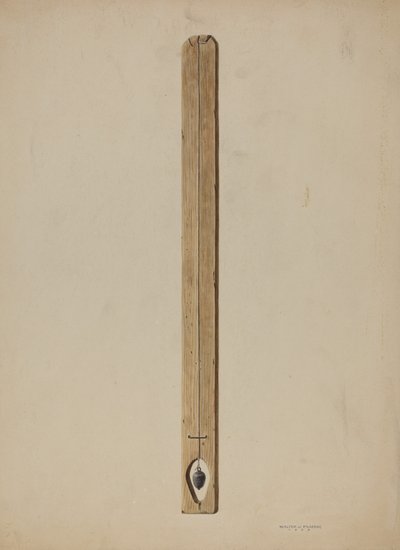 Filo a Piombo e Tavola da Walter Praefke