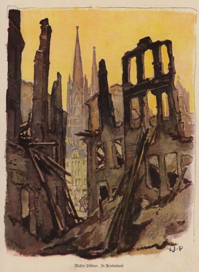 Città in rovina, Prima Guerra Mondiale da Walter Puttner