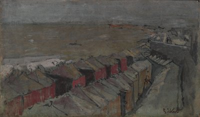 Cabine da bagno, Dieppe, c.1890 da Walter Richard Sickert