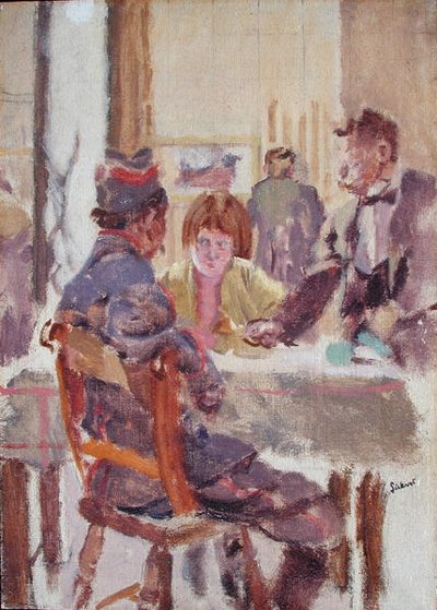 Soldato Belga da Walter Richard Sickert