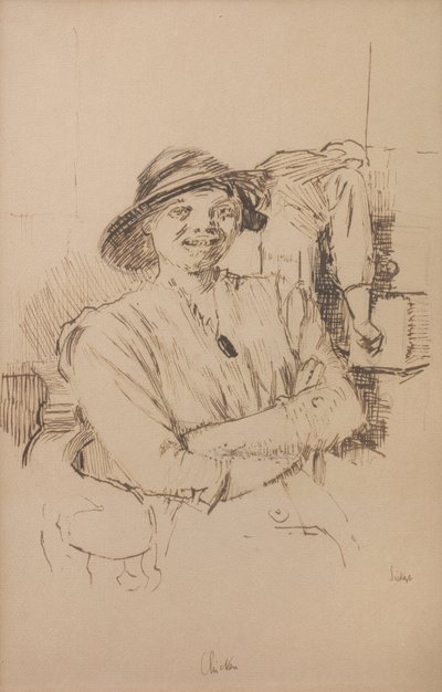 Pollo, 1914 circa (Matita, penna e inchiostro seppia su carta) da Walter Richard Sickert