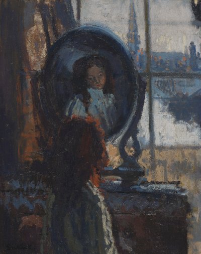 Ragazza davanti a uno specchio, piccola Rachel da Walter Richard Sickert