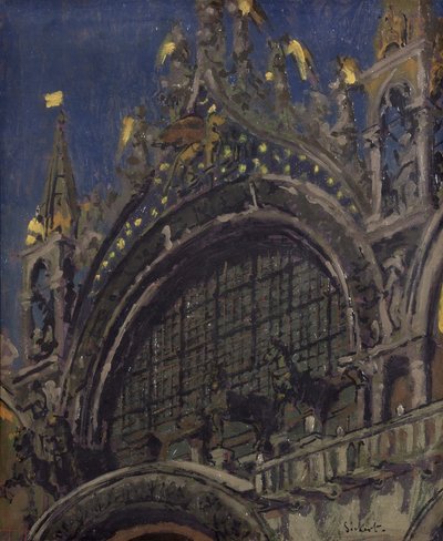Cavalli di San Marco, Venezia da Walter Richard Sickert