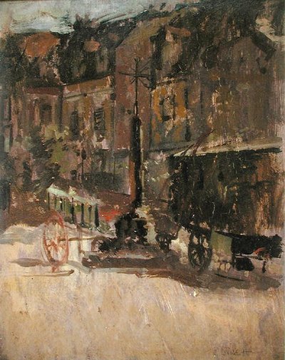 Croce del mercato, Dieppe da Walter Richard Sickert