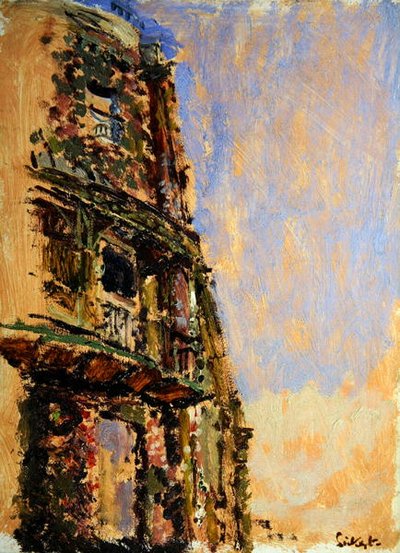 Casa di Mr Sheepshank, Camden Crescent, Bath da Walter Richard Sickert