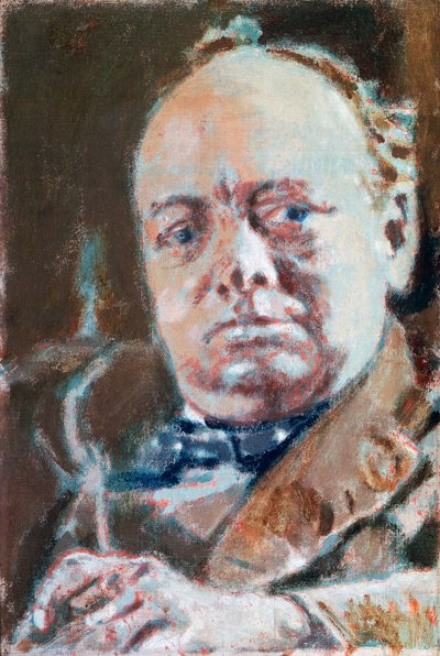 Ritratto di Sir Winston Leonard Spencer Churchill (Woodstock) da Walter Richard Sickert