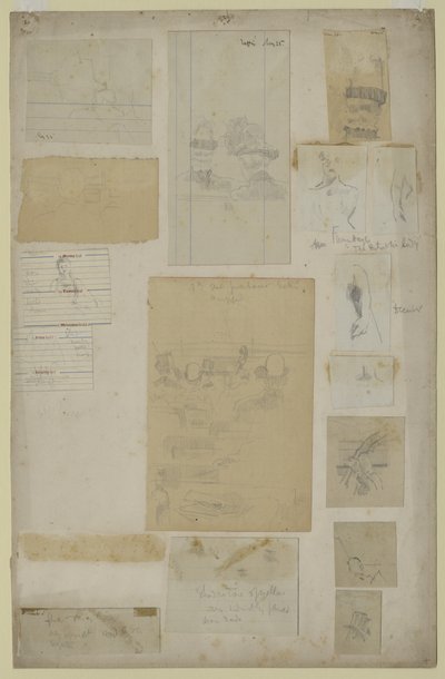 Diversi studi da Walter Richard Sickert