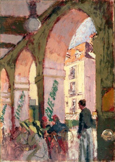 Il Café Suisse, o Café des Arcades, Dieppe da Walter Richard Sickert