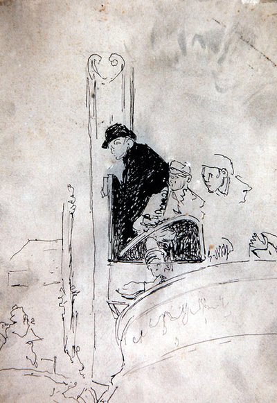La galleria del vecchio Bedford, c.1895-1900 da Walter Richard Sickert
