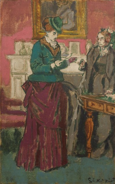La proposta [Dopo Robert Barnes], 1931-32 circa (olio su tela) da Walter Richard Sickert