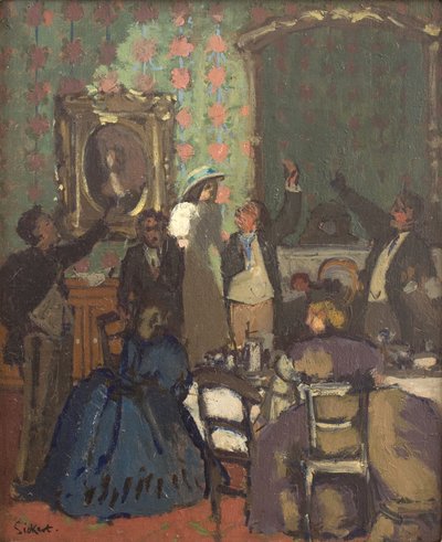 Il brindisi. Trelawny dei pozzi da Walter Richard Sickert
