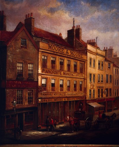 Bishopsgate, Londra, nel 1871 da Walter Riddle