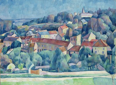 Villaggio e castello di Hardricourt da Walter Rosam