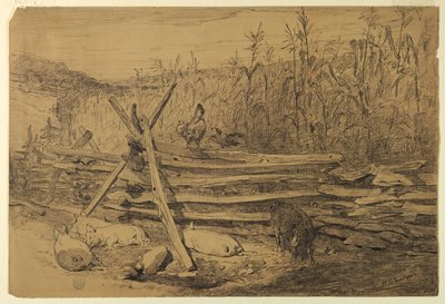 Scena di fattoria da Walter Shirlaw